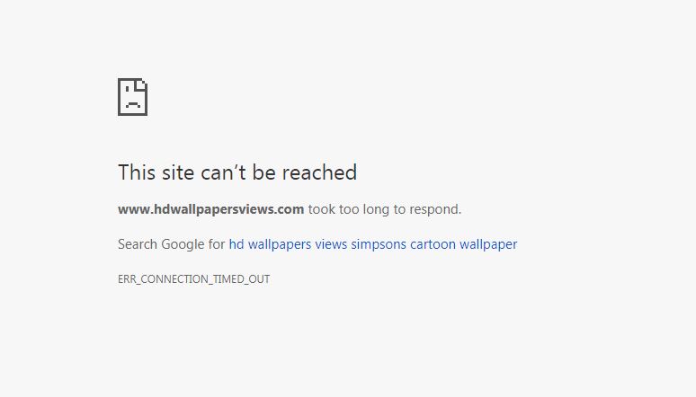 chrome error